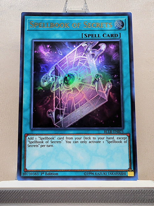 Yugioh! 1x Spellbook of Secrets (BLLR - Ultra Rare) 1st Edition