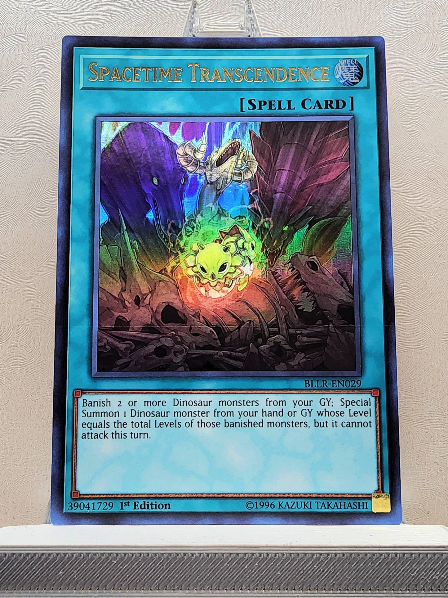 Yugioh! 1x Spacetime Transcendence (BLLR - Ultra Rare) 1st Edition