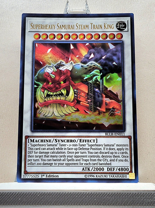 Yugioh! 1x Superheavy Samurai Steam Train King (BLLR - Ultra Rare) 1st Edition