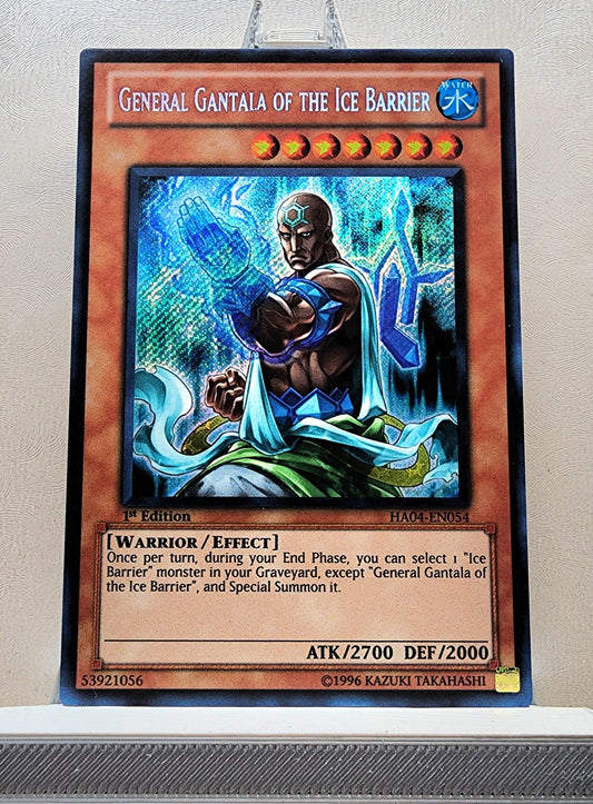 Yugioh! 1x General Gantala of the Ice Barrier (HA04 - Secret Rare) 1st Edition