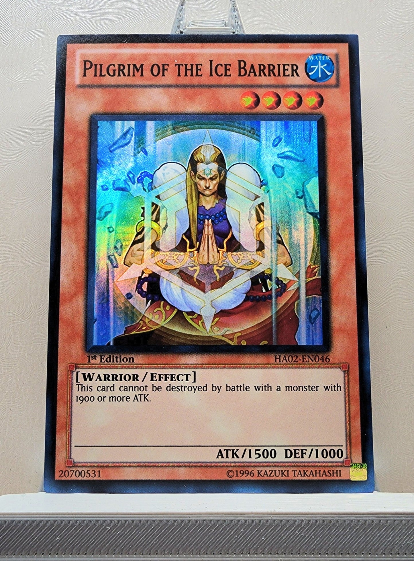 Yugioh! 1x Pilgrim of the Ice Barrier (HA02 - Super Rare) 1st Edition