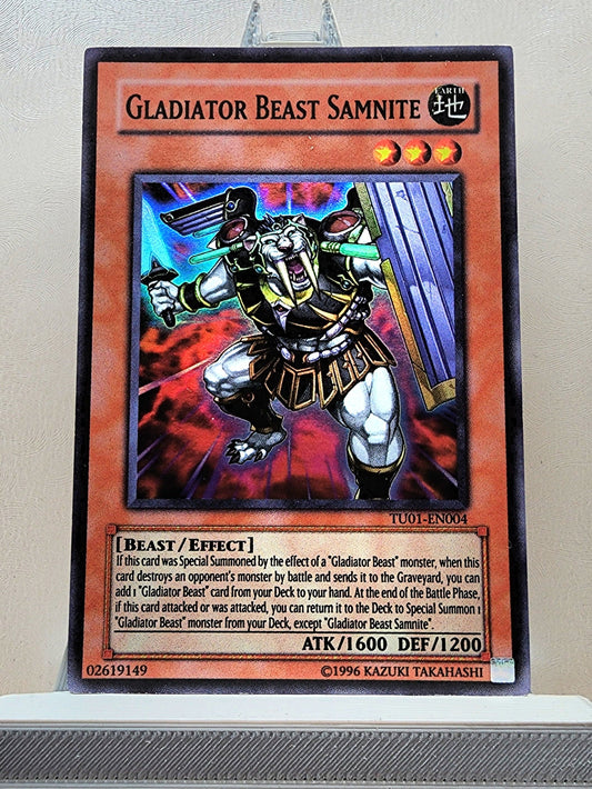 Yugioh! 1x Gladiator Beast Samnite (TU01 - Super Rare) Unli Edition