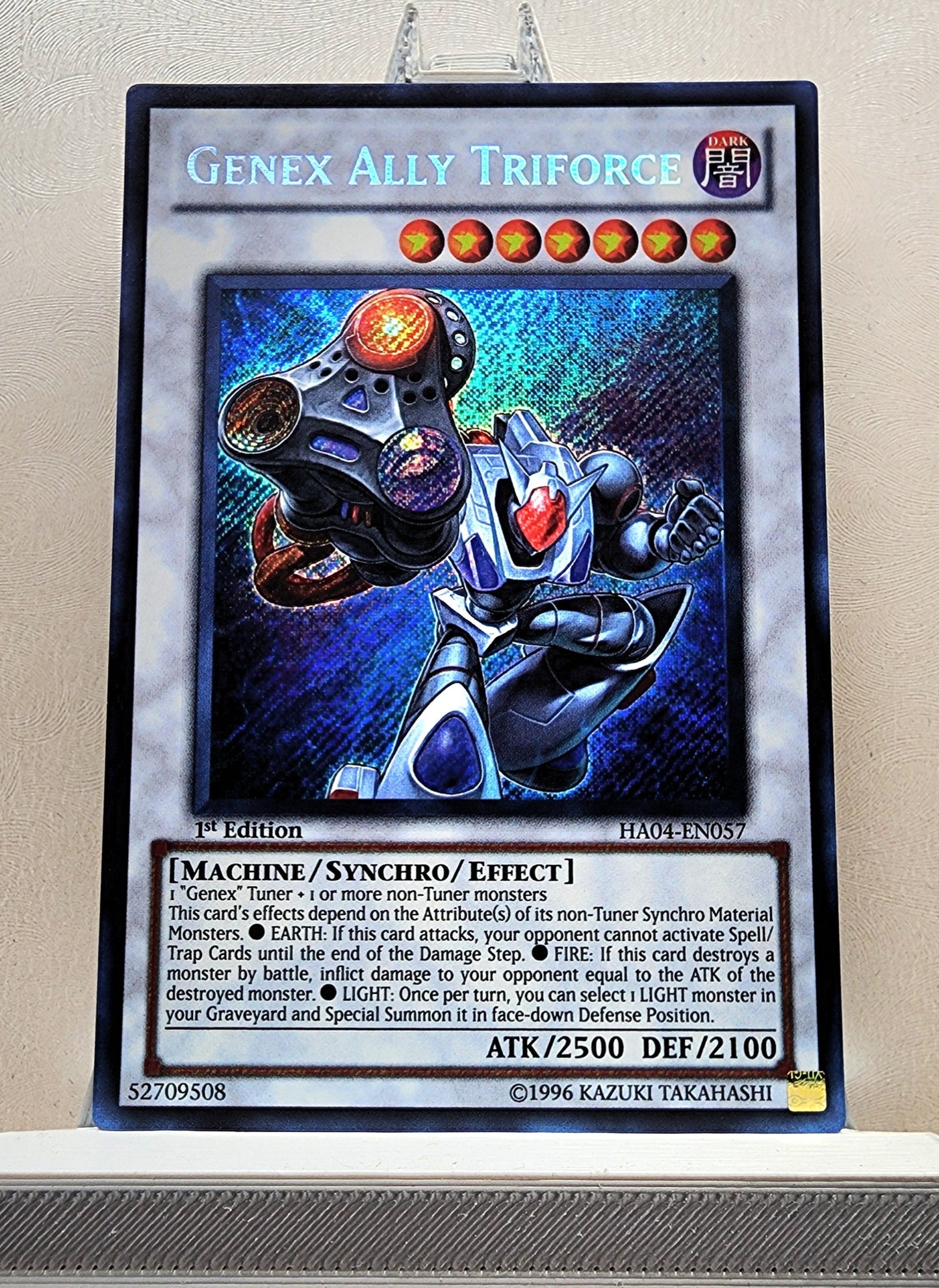 Yugioh! 1x Genex Ally Triforce (HA04 - Secret Rare) 1st Edition