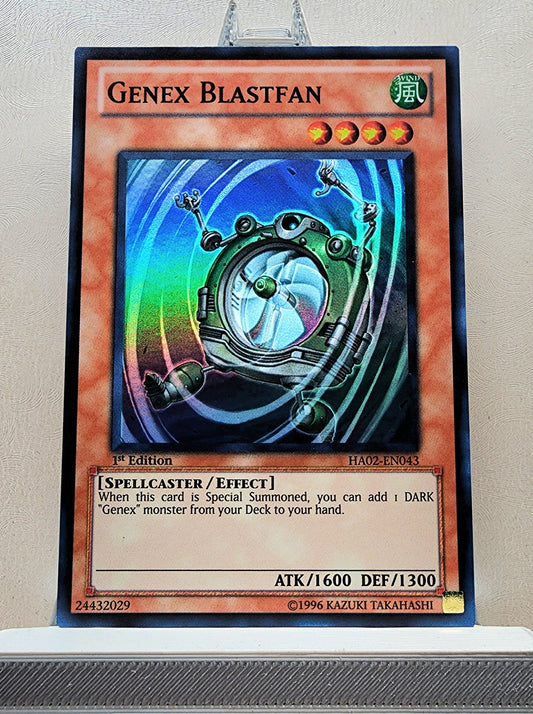 Yugioh! 1x Genex Blastfan (HA02 - Super Rare) 1st Edition