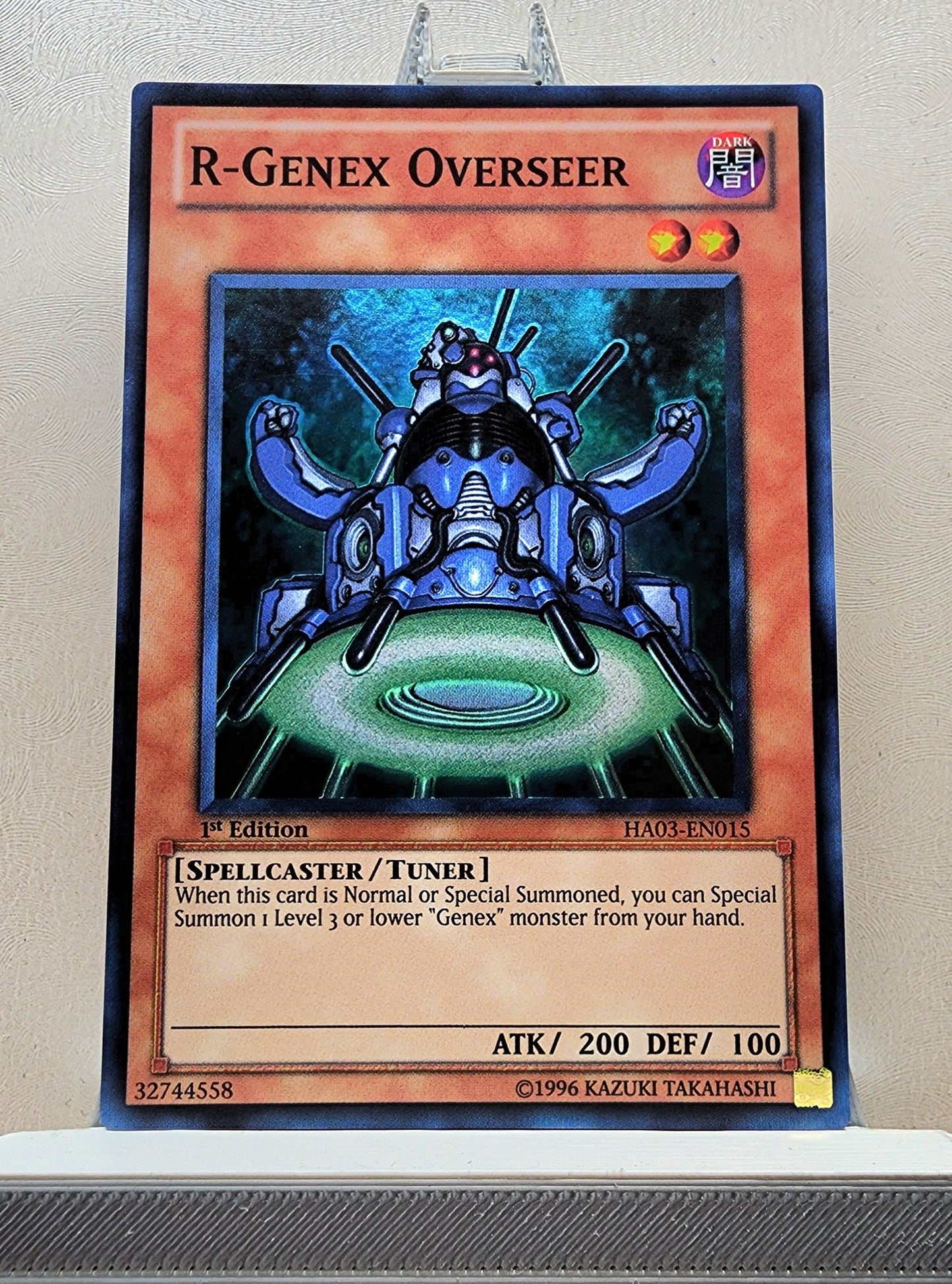 Yugioh! 1x R-Genex Overseer (HA03 - Super Rare) 1st Edition