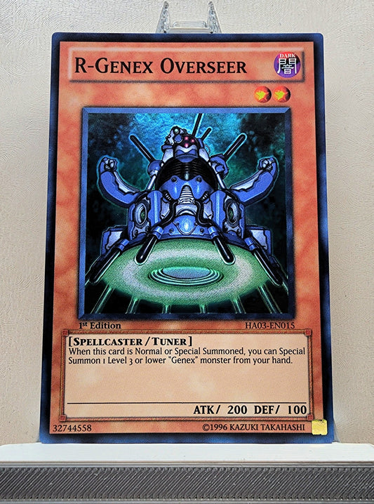 Yugioh! 1x R-Genex Overseer (HA03 - Super Rare) 1st Edition