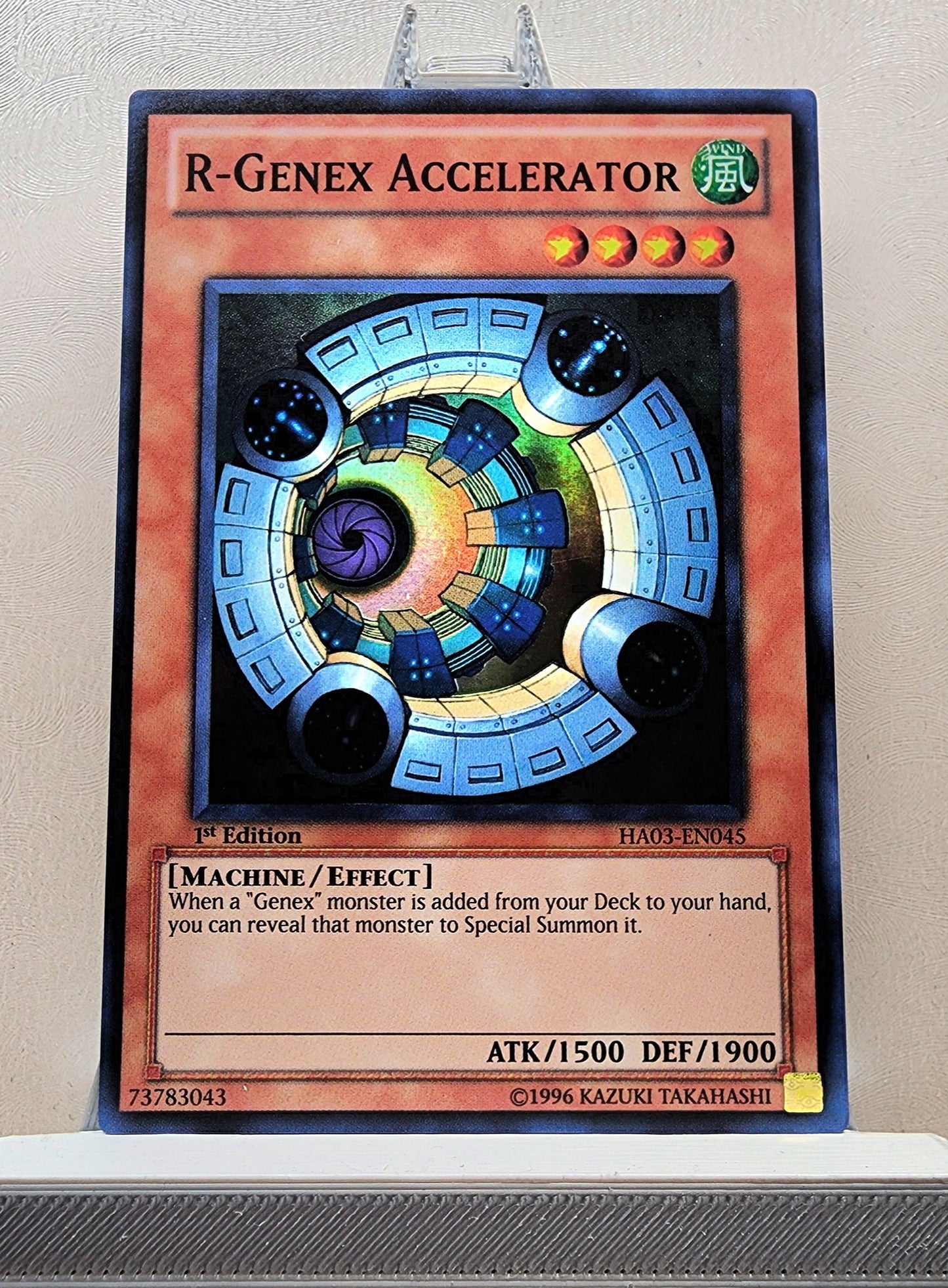 Yugioh! 1x R-Genex Accelerator (HA03 - Super Rare) 1st Edition