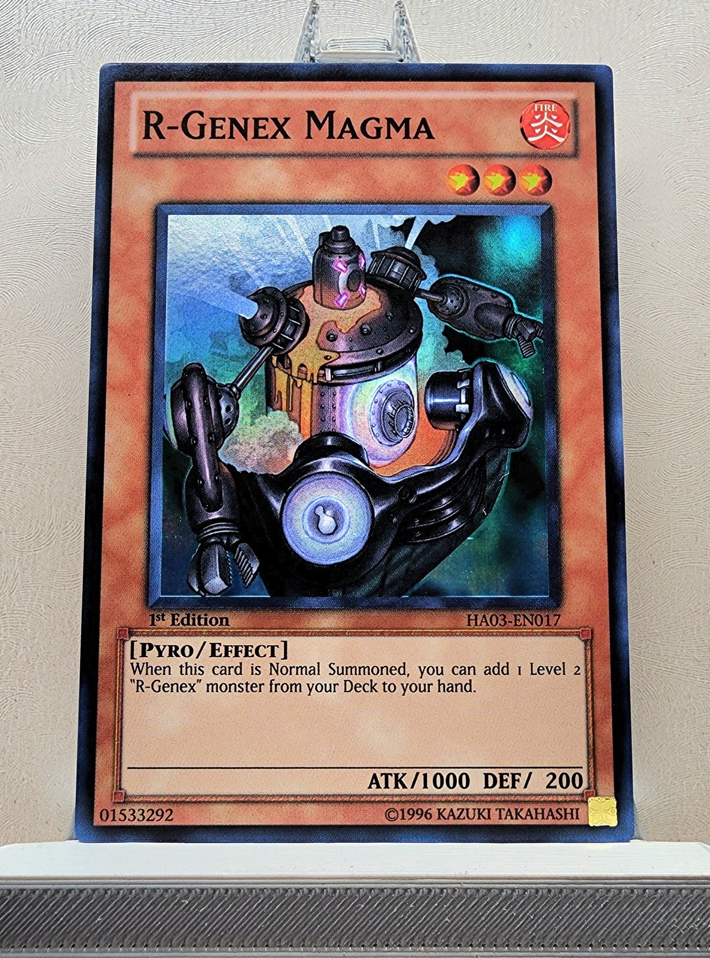 Yugioh! 1x R-Genex Magma (HA03 - Super Rare) 1st Edition