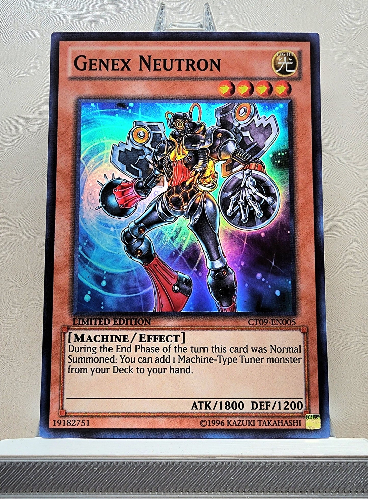 Yugioh! 1x Genex Neutron (CT09 - Super Rare) Limited Edition