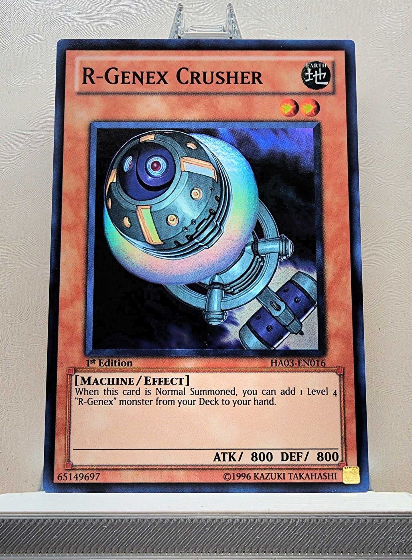 Yugioh! 1x R-Genex Crusher (HA03 - Super Rare) 1st/Unli Edition