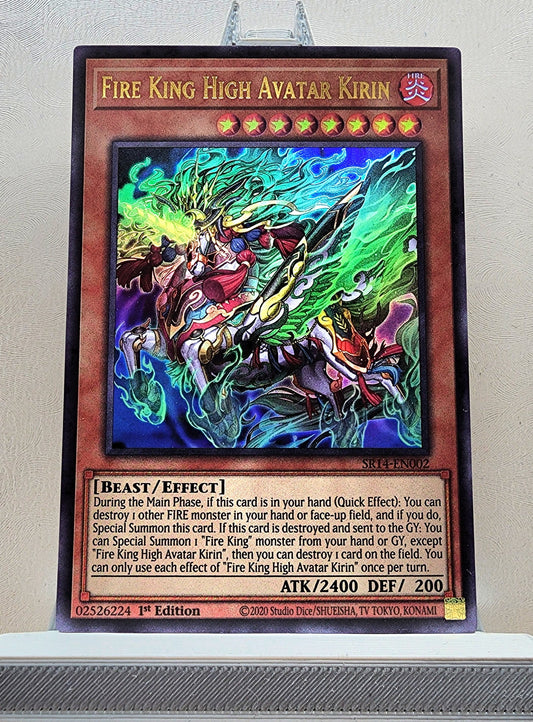 Yugioh! 1x Fire King High Avatar Kirin (SR14 - Ultra Rare) 1st Edition