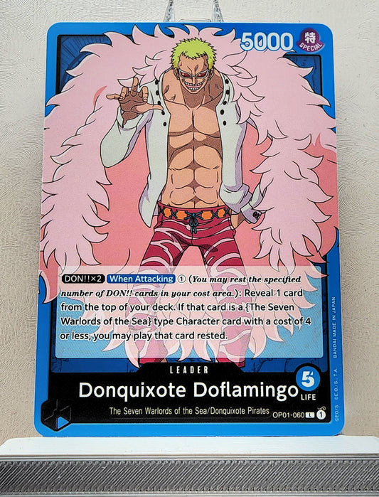 One Piece English! 1x Donquixote Doflamingo (OP01-060 - Leader)