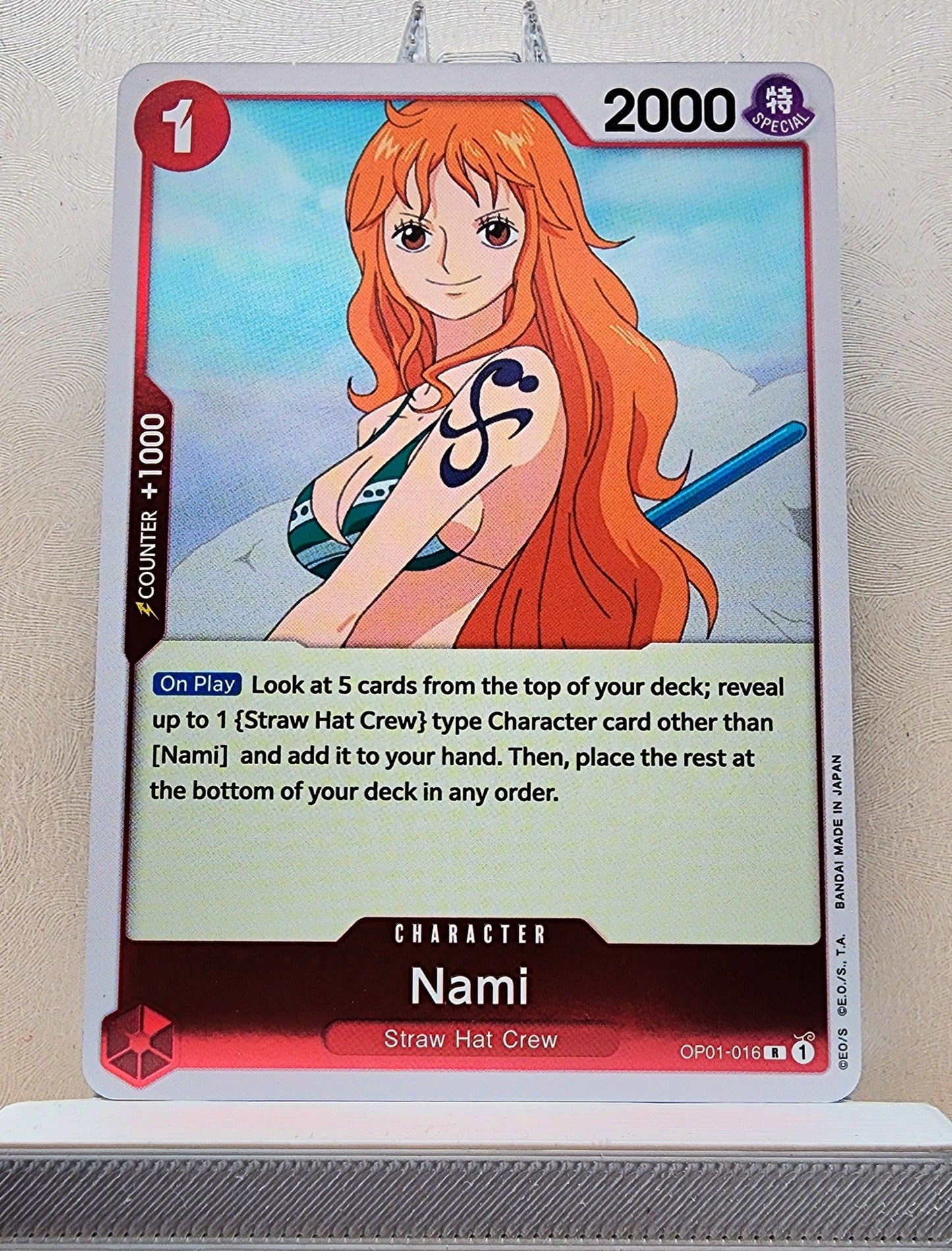 One Piece English! 1x Nami (OP01-016 - Rare)