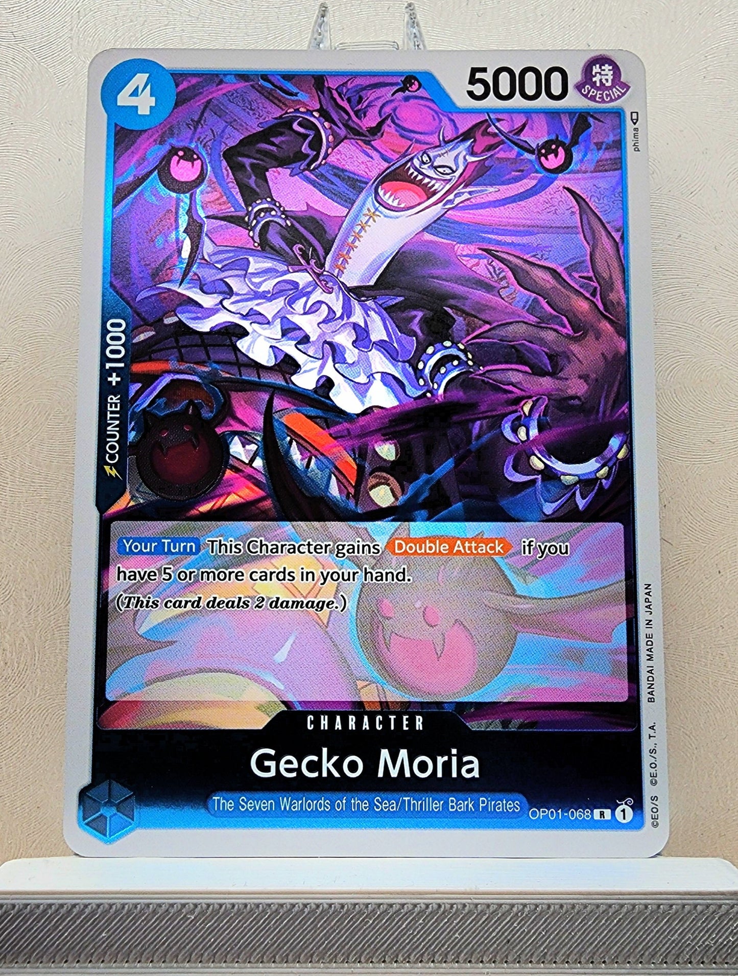 One Piece English! 1x Gecko Moria (OP01-068 - Rare)