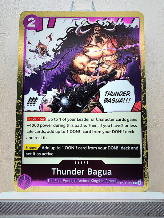 One Piece English! 1x Thunder Bagua (OP01-119 - Rare)