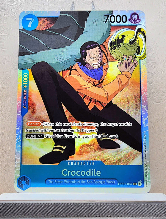 One Piece English! 1x Crocodile (OP01-067 - Super Rare)