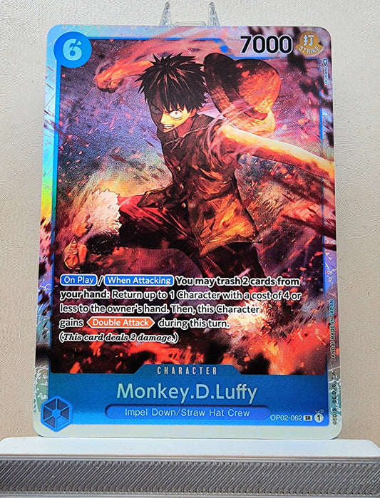 One Piece English! 1x Monkey D Luffy (OP02-062 - Super Rare)