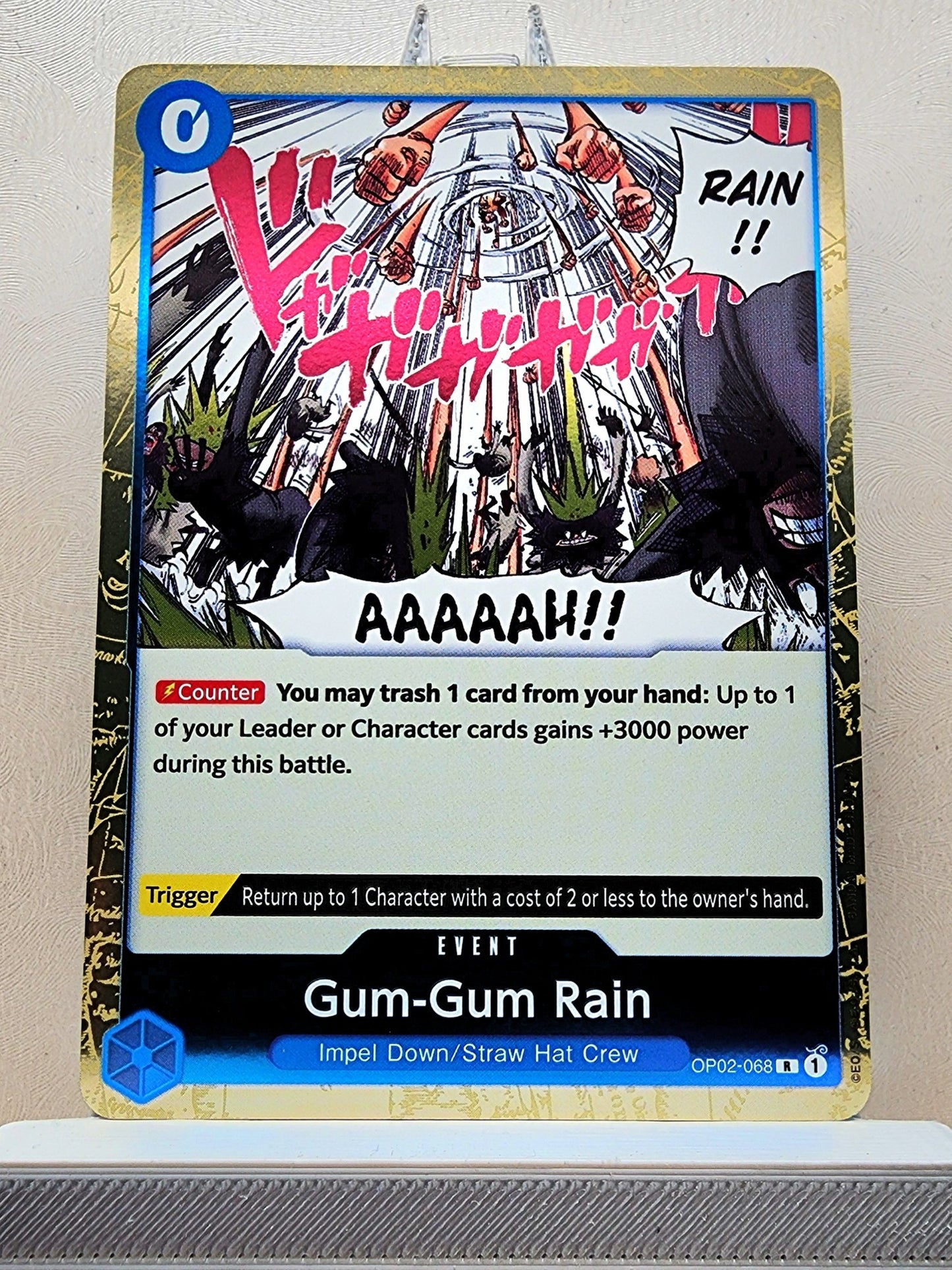 One Piece English! 1x Gum Gum Rain (OP02-068 - Rare)