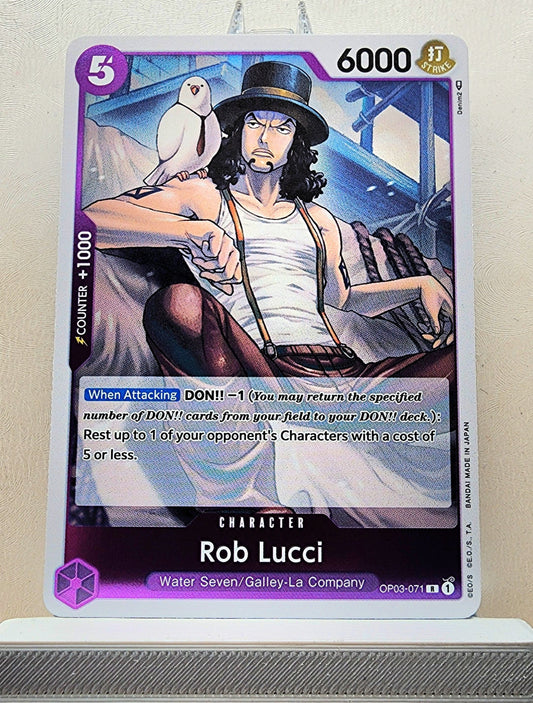 One Piece English! 1x Rob Lucci (OP03-071 - Rare)