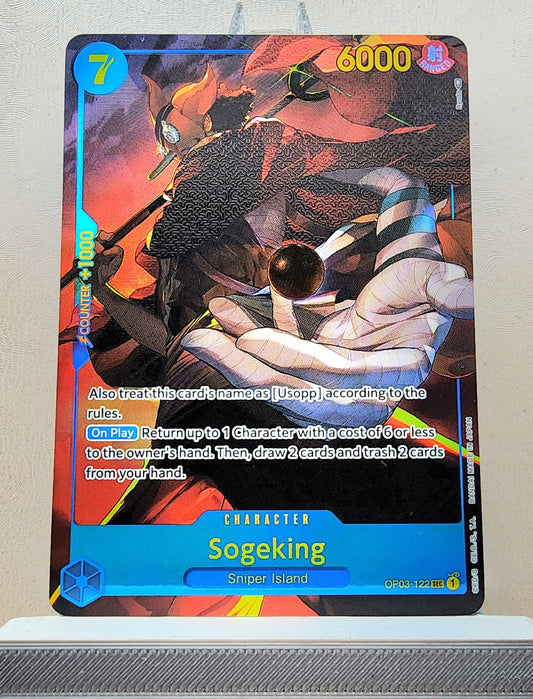 One Piece English! 1x Sogeking Alternate Art (OP03-122 - Secret Rare)