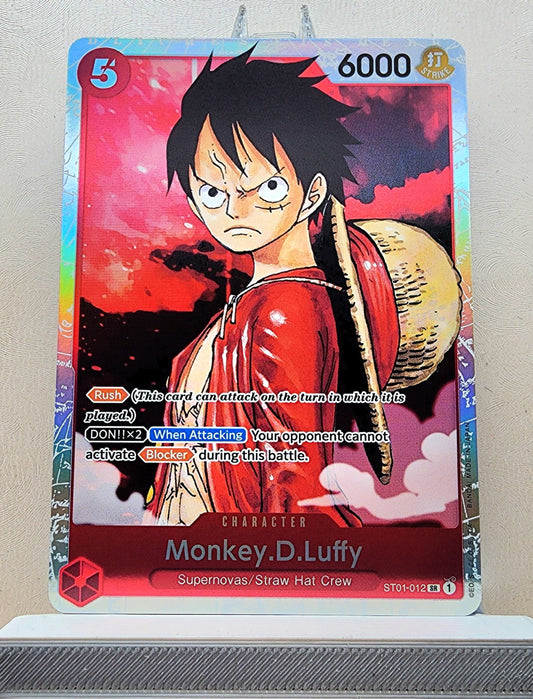 One Piece English! 1x Monkey D Luffy (ST01-012 - Super Rare)