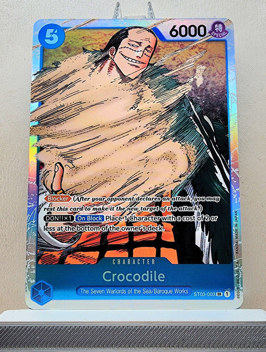 One Piece English! 1x Crocodile (ST03-003 - Super Rare)