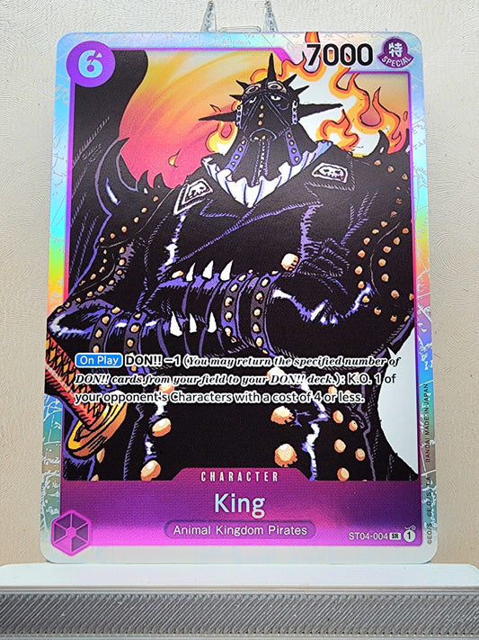 One Piece English! 1x King (ST04-004 - Super Rare)