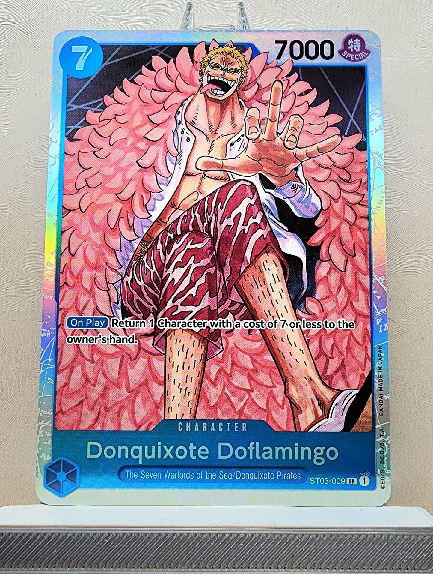 One Piece English! 1x Donquixote Doflamingo (ST03-009 - Super Rare)