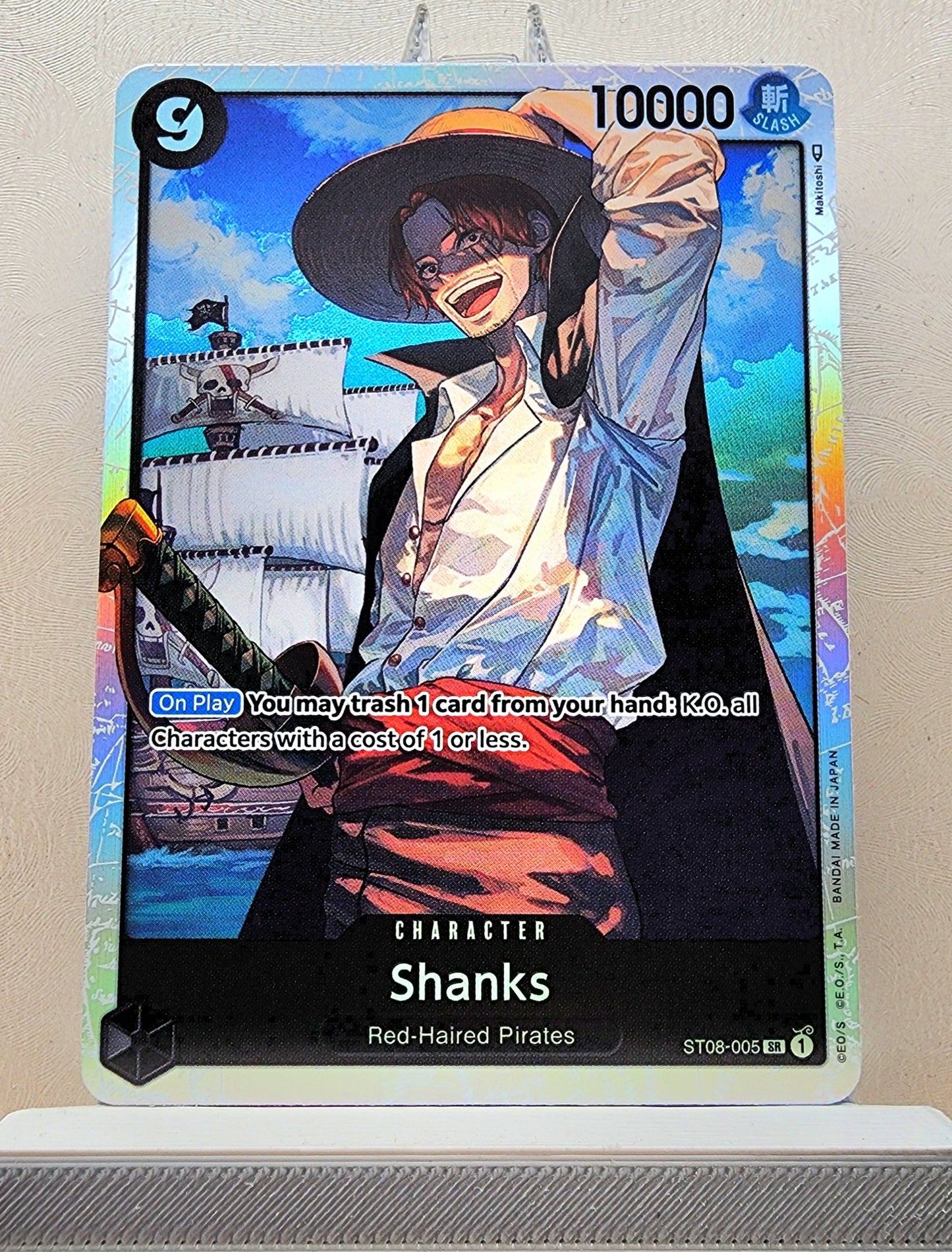 One Piece English! 1x Shanks (ST08-005 - Super Rare)