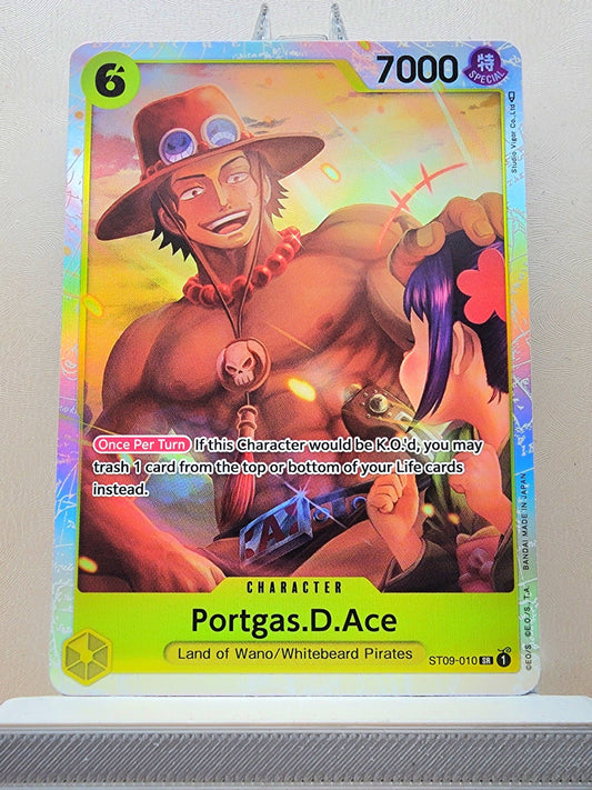 One Piece English! 1x Portgas D Ace (ST09-010 - Super Rare)