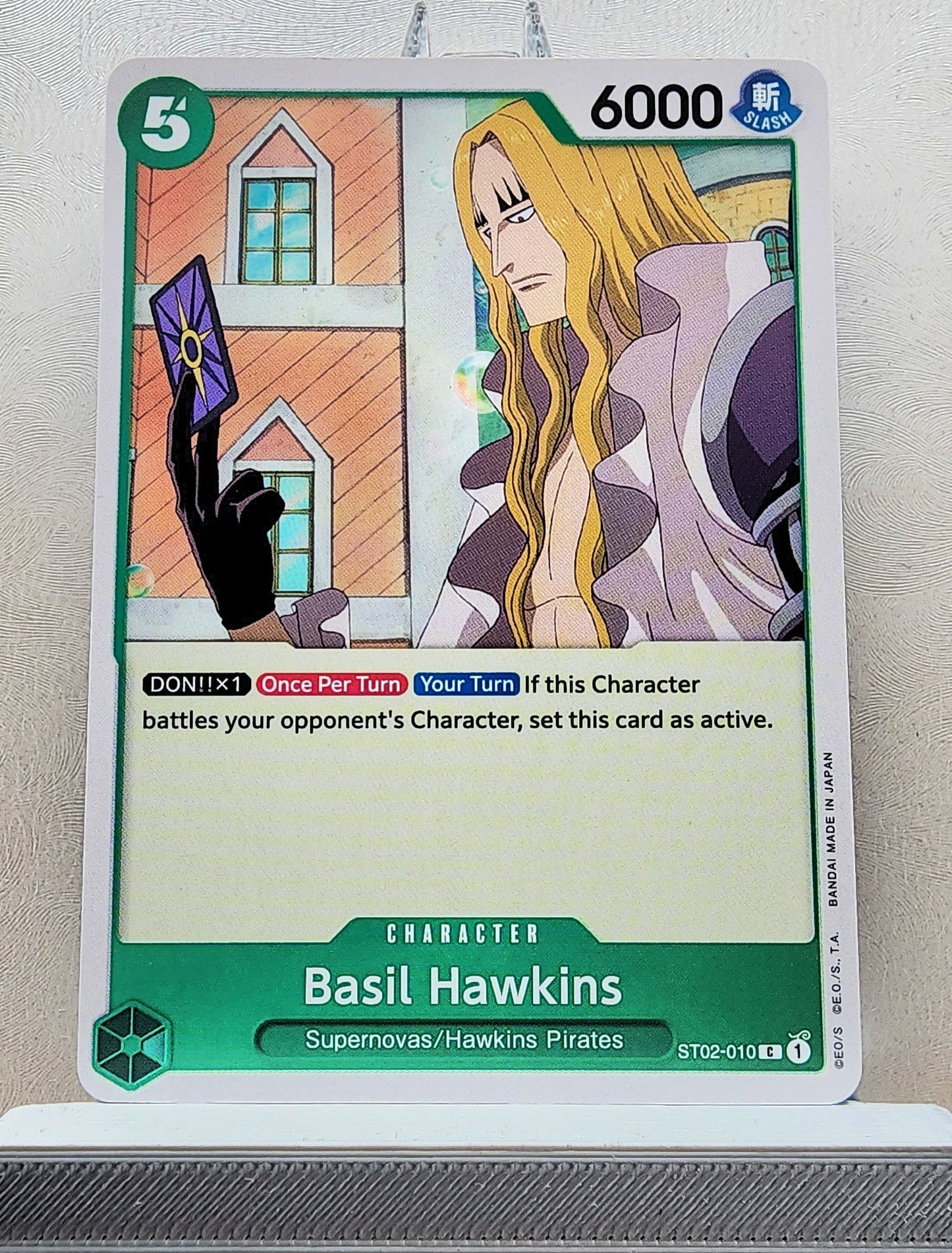 One Piece English! 1x Basil Hawkins (ST02-010 - Common)