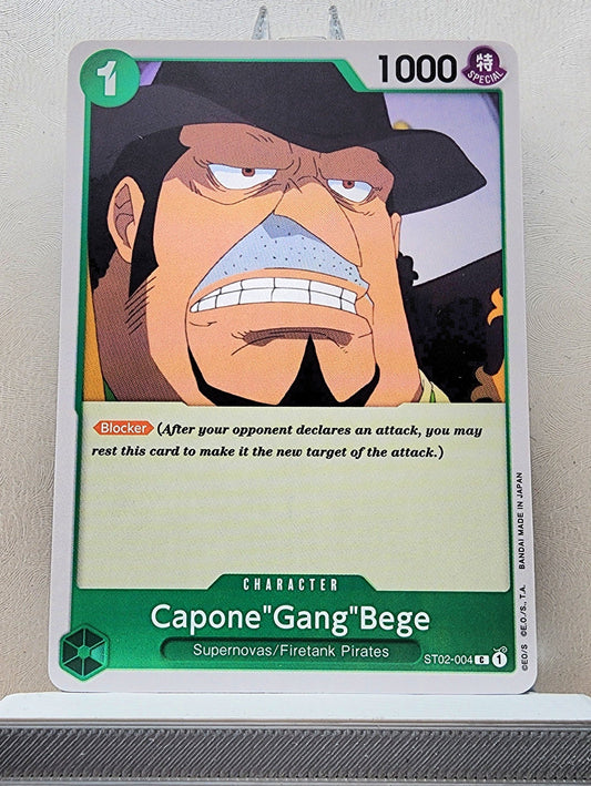 One Piece English! 1x Capone Gang Bege (ST02-004 - Common)