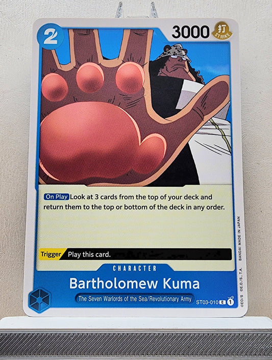 One Piece English! 1x Bartholomew Kuma (ST03-010 - Common)