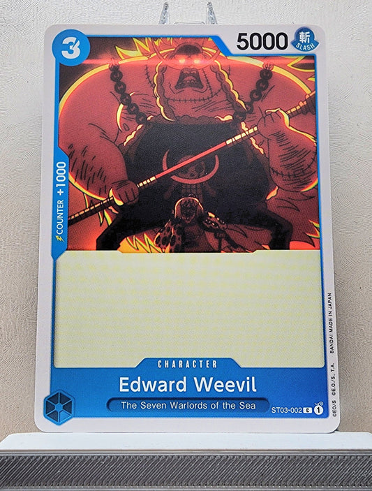 One Piece English! 1x Edward Weevil (ST03-002 - Common)