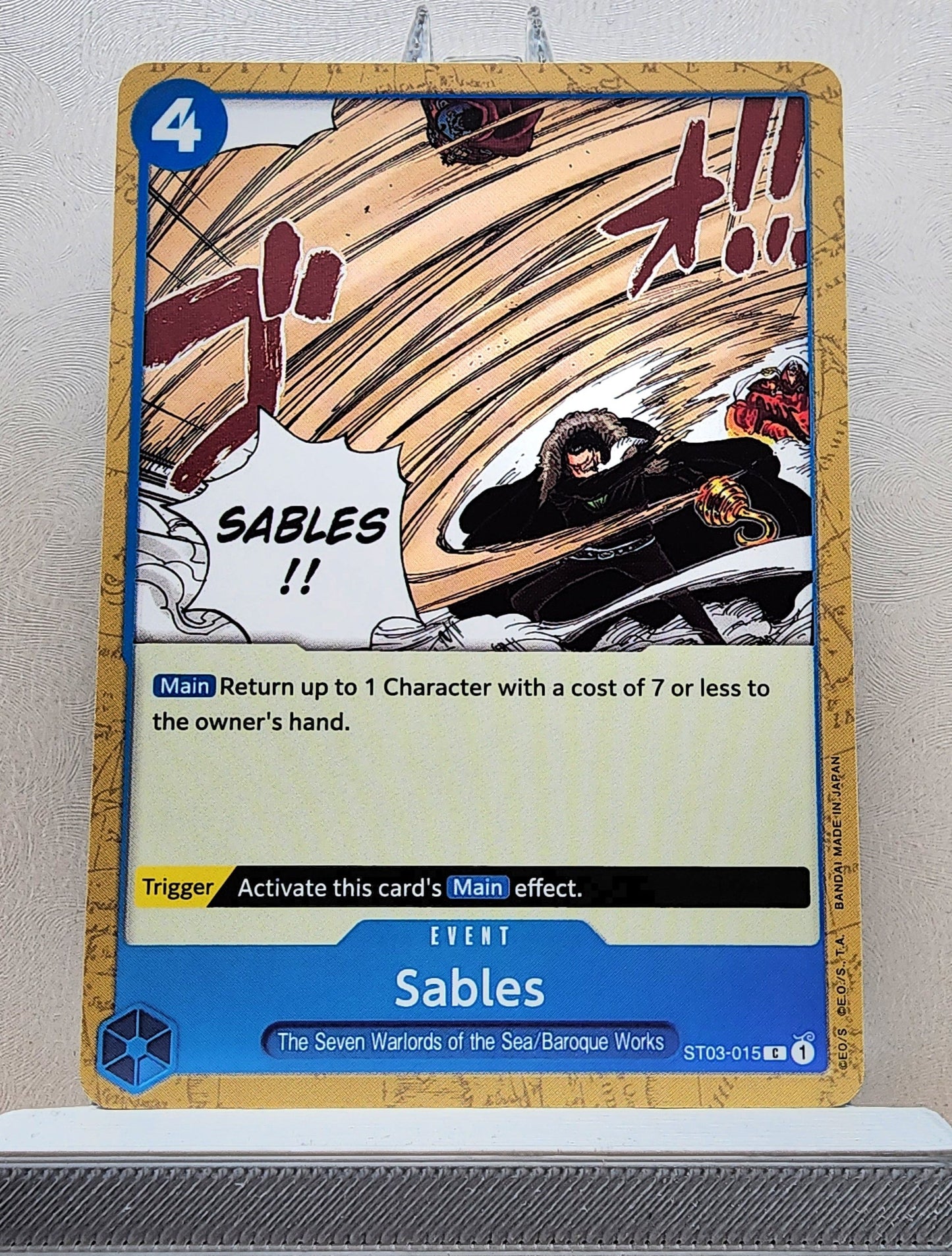 One Piece English! 1x Sables (ST03-015 - Common)