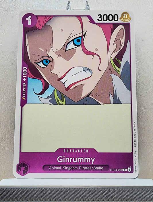 One Piece English! 1x Ginrummy (ST04-009 - Common)