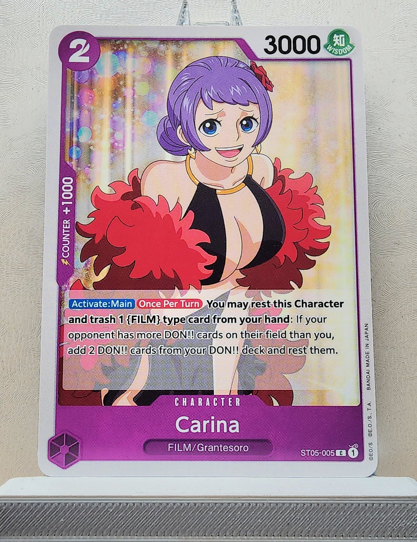 One Piece English! 1x Carina (ST05-005 - Common)