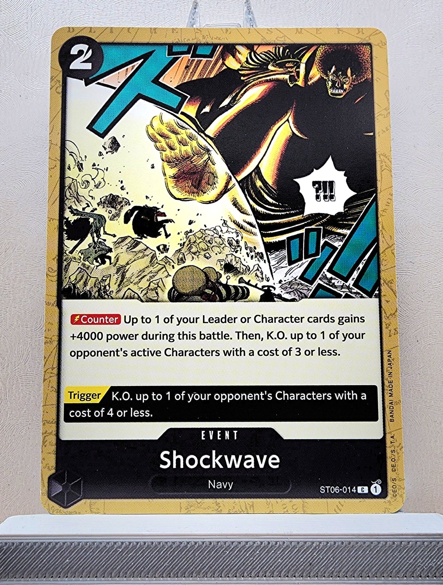 One Piece English! 1x Shockwave (ST06-014 - Common)