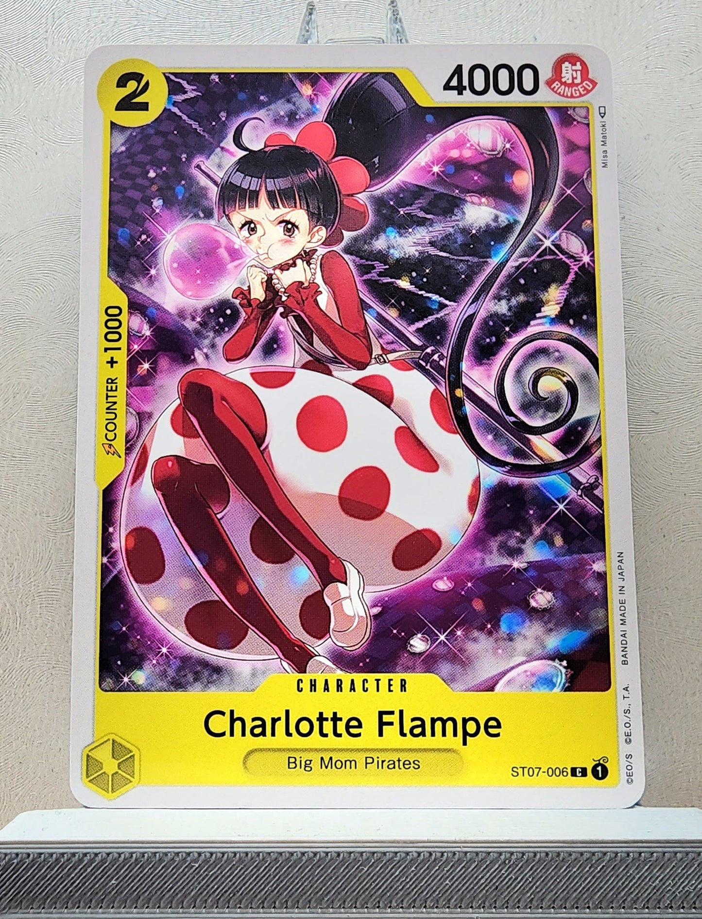 One Piece English! 1x Charlotte Flampe (ST07-006 - Common)