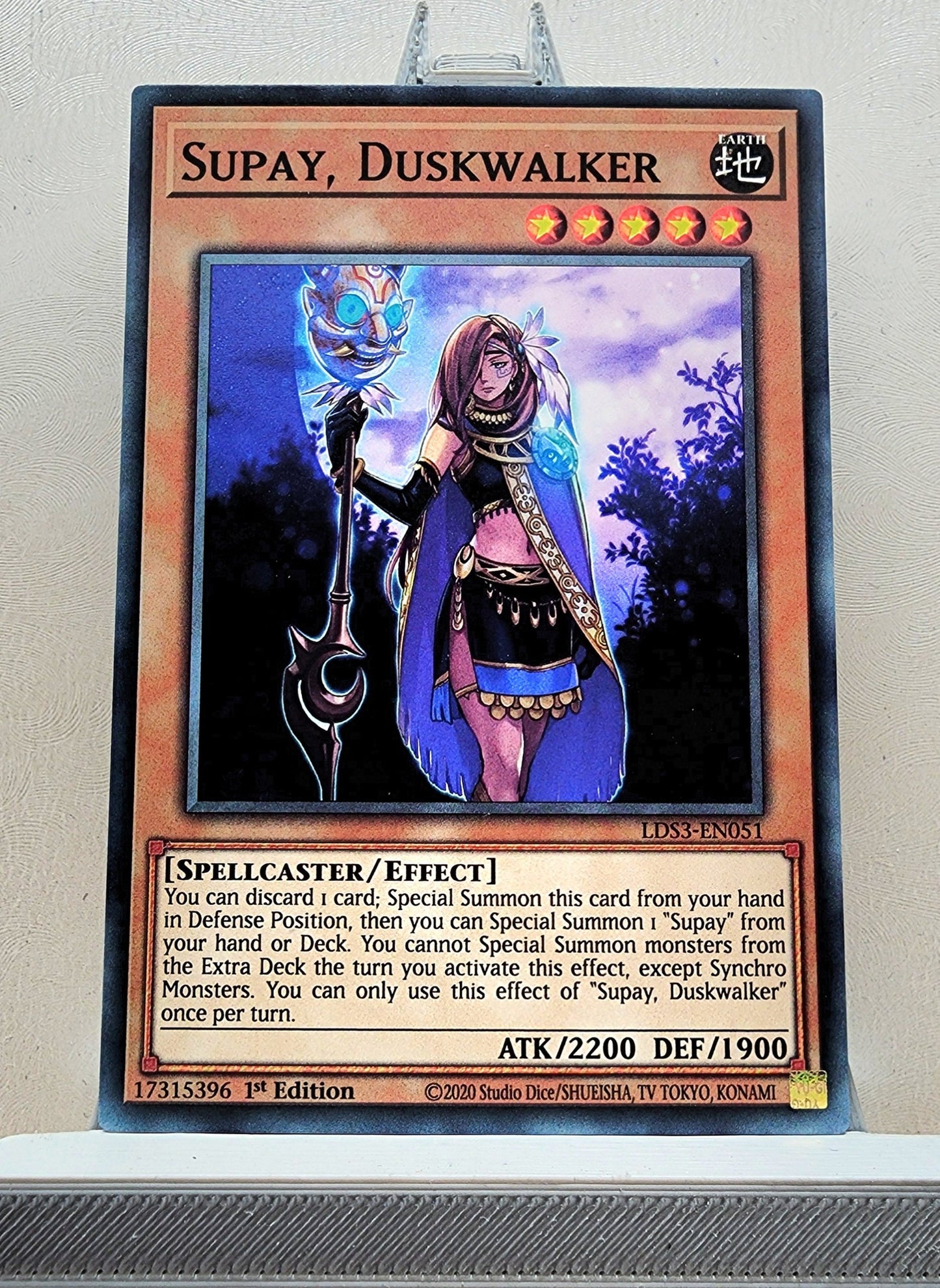 Yugioh! 1x Supay Duskwalker (LDS3 - Common) 1st Edition