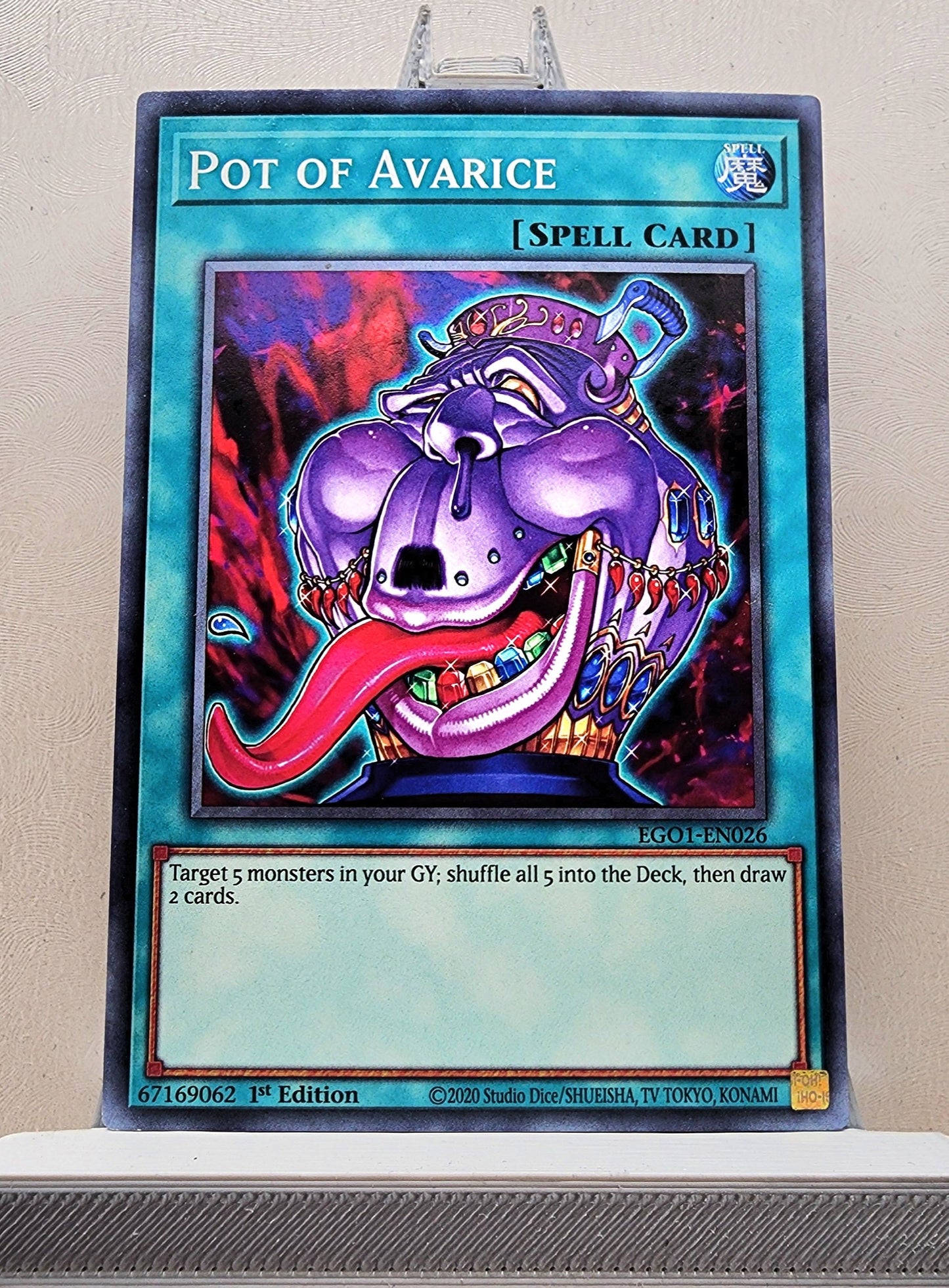 Yugioh! 1x Pot of Avarice (EGS1/EGO1 - Common) 1st Edition