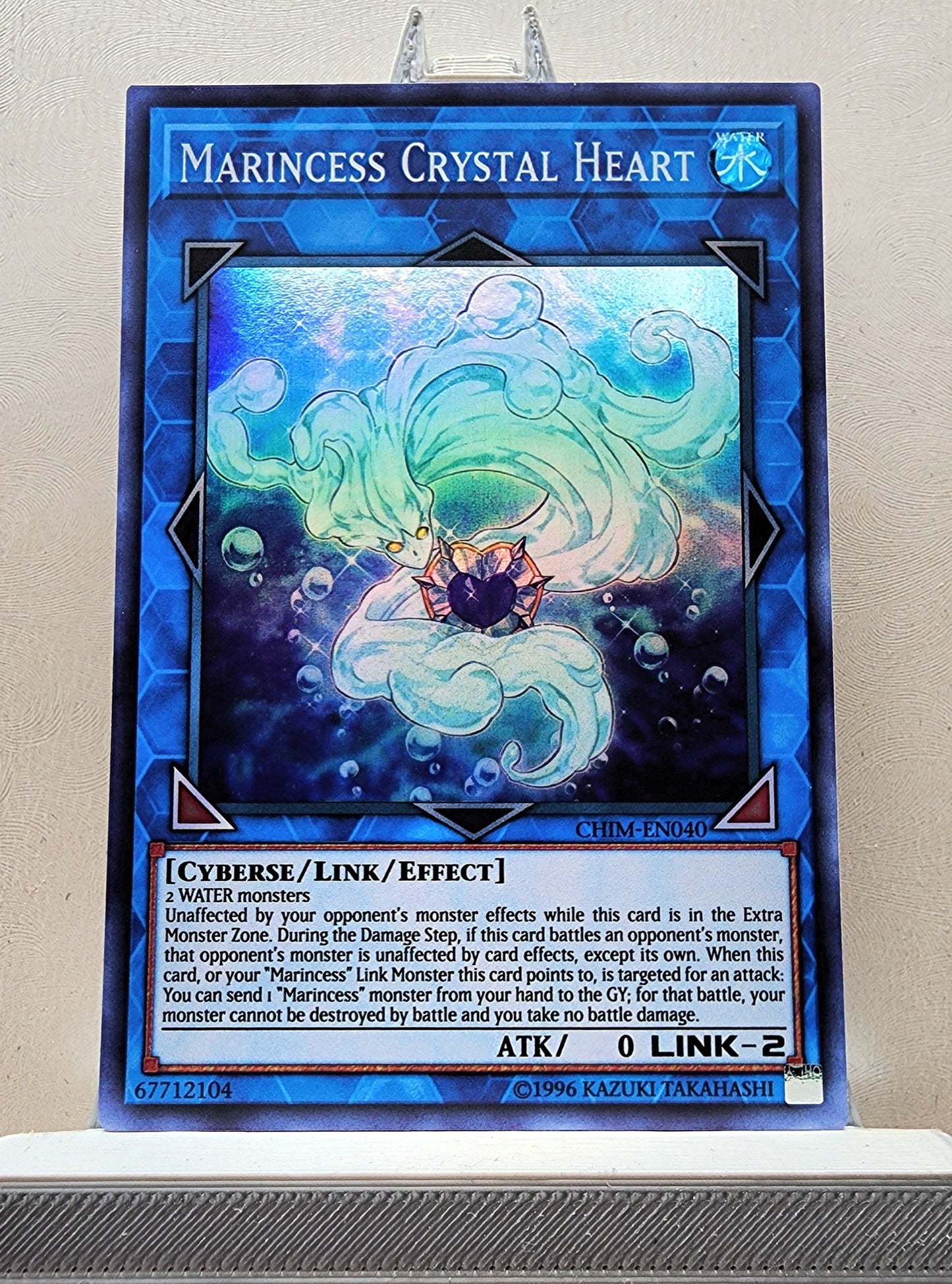 Yugioh! 1x Marincess Crystal Heart (CHIM - Super Rare) 1st/Unli Edition