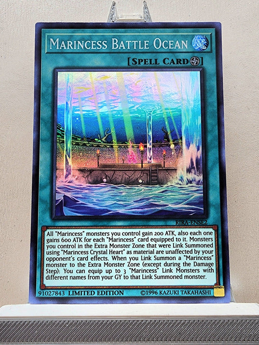 Yugioh! 1x Marincess Battle Ocean (RIRA - Super Rare) Limited Edition