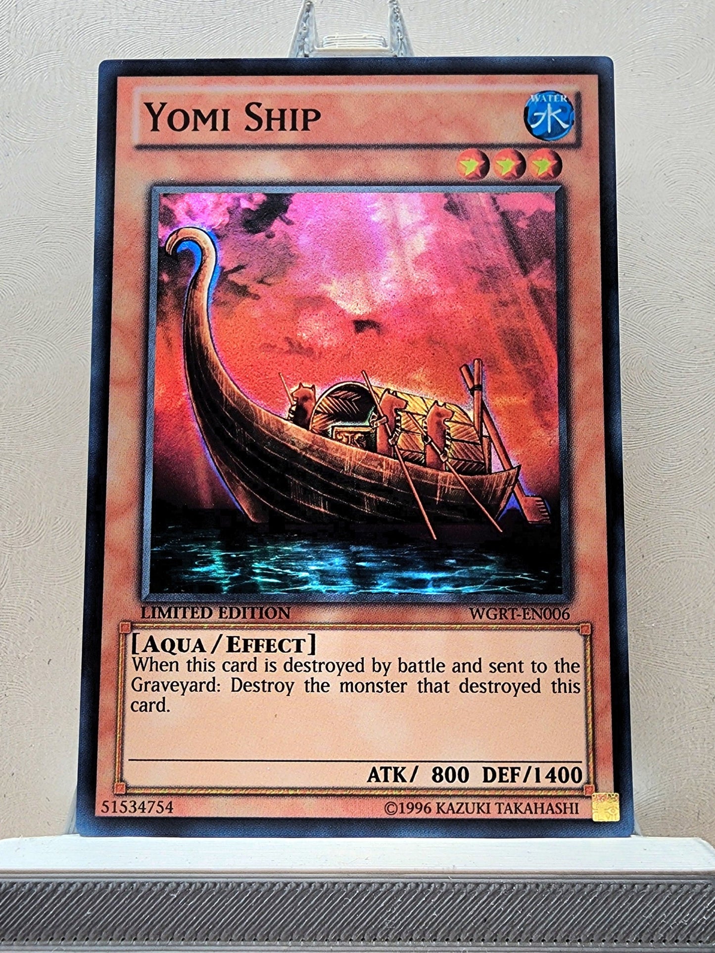 Yugioh! 1x Yomi Ship (WGRT - Super Rare) Limited Edition