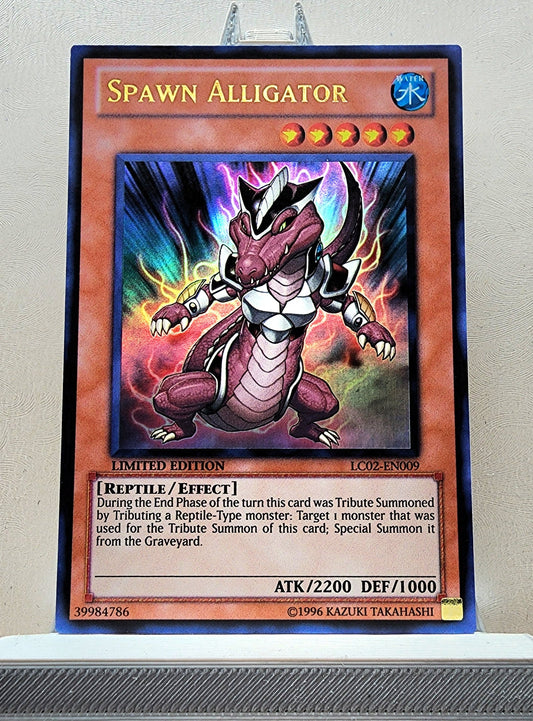 Yugioh! 1x Spawn Alligator (LC02 - Ultra Rare) Limited Edition