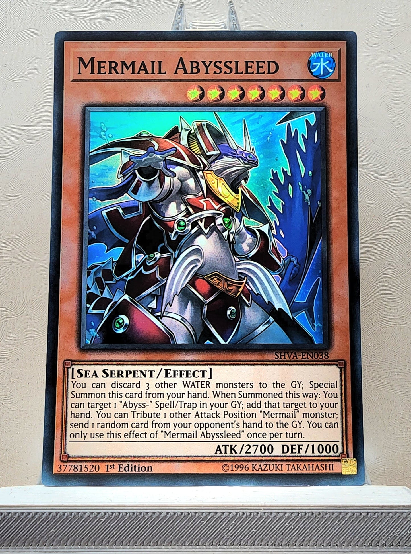 Yugioh! 1x Mermail Abyssleed (SHVA - Super Rare) 1st Edition