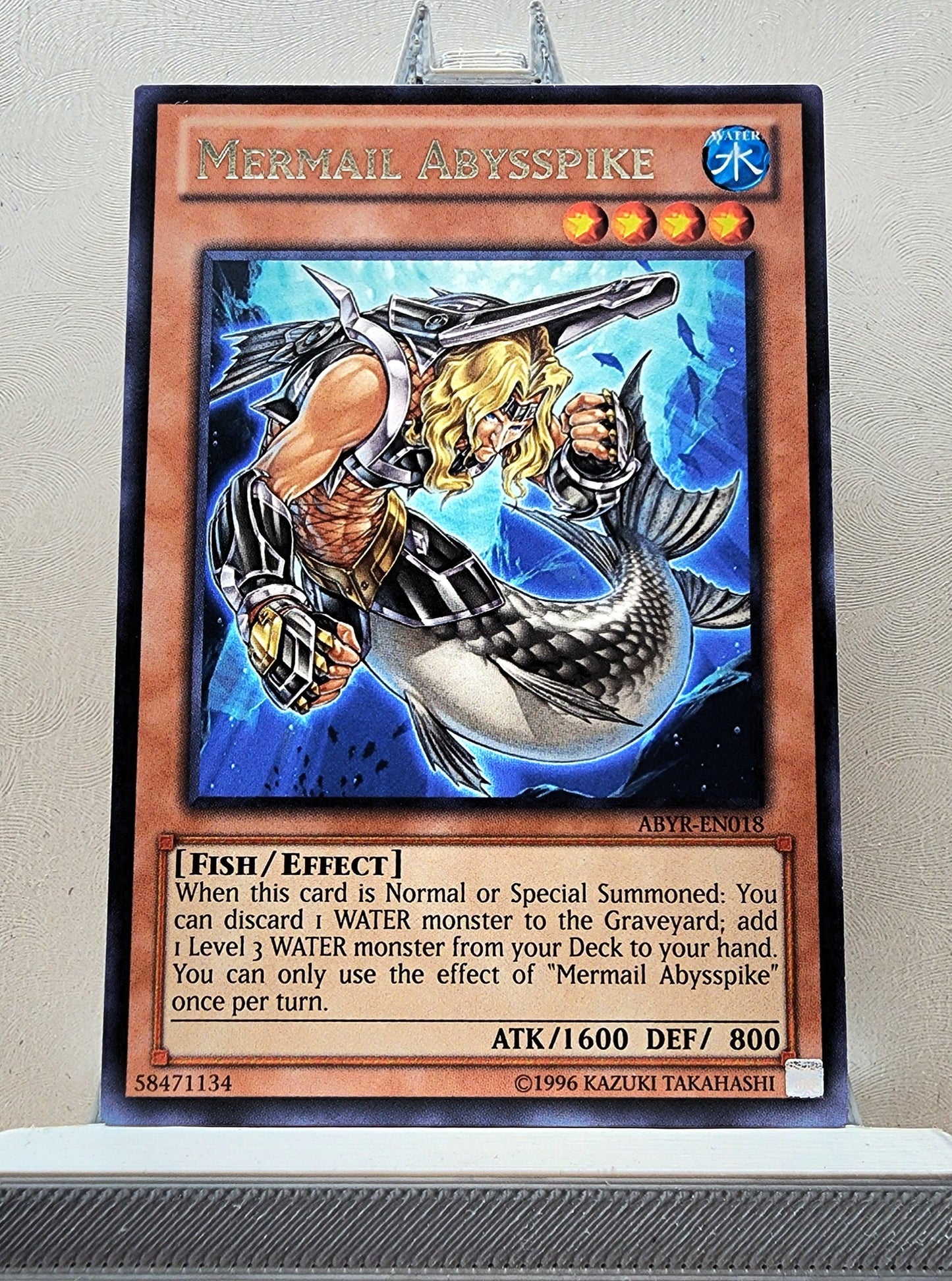 Yugioh! 1x Mermail Abysspike (ABYR - Rare) Unli Edition