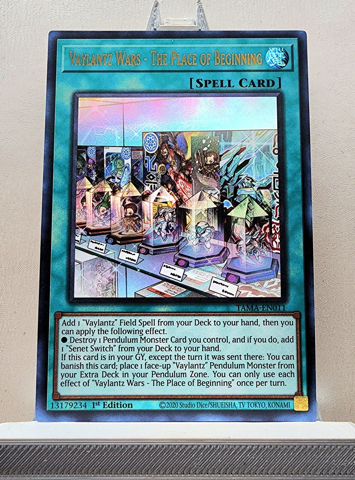 Yugioh! 1x Vaylantz Wars - The Place of Beginning (TAMA - Ultra Rare) 1st Edition