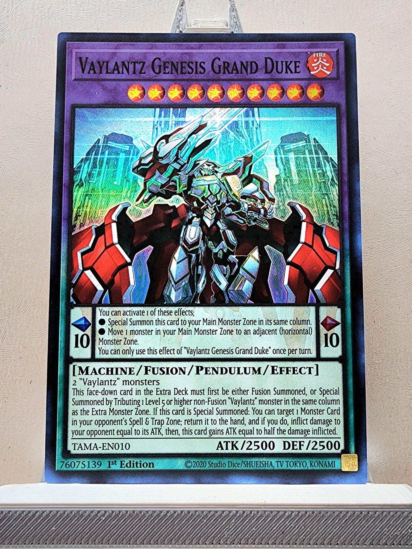 Yugioh! 1x Vaylantz Genesis Grand Duke (TAMA - Super Rare) 1st Edition