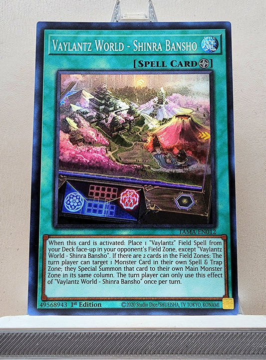 Yugioh! 1x Vaylantz World - Shinra Bansho (TAMA - Super Rare) 1st Edition